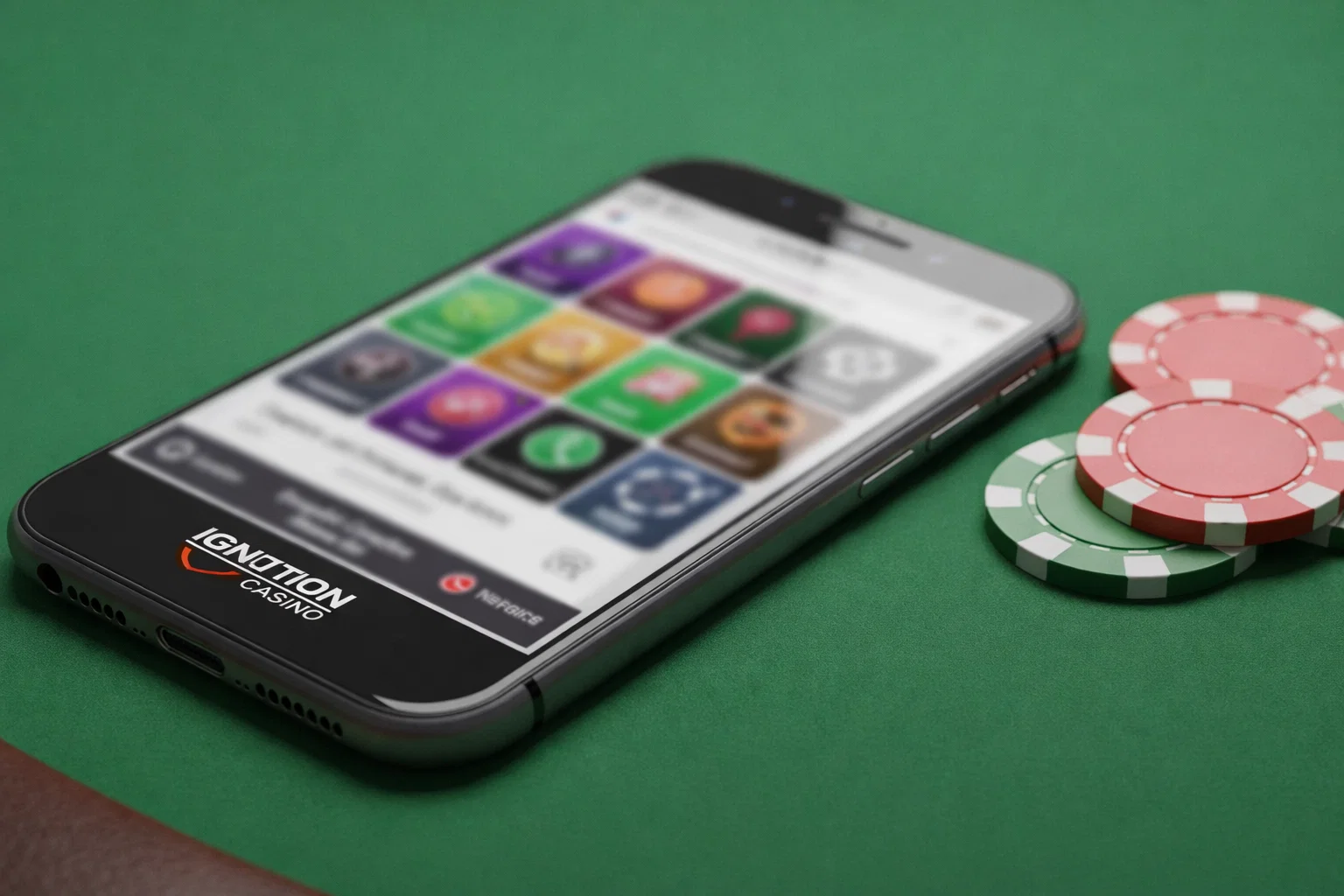 Ignition Casino games interface